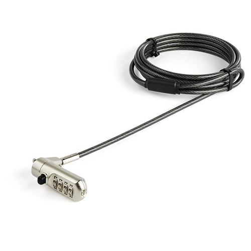 [SEC6714] Candado para laptop con cable de 2m - ranura nano - con clave