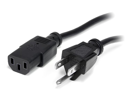 [WIR1933] Cable de poder para pc de 3m - paquete de 10 - nema 5 15p a c13