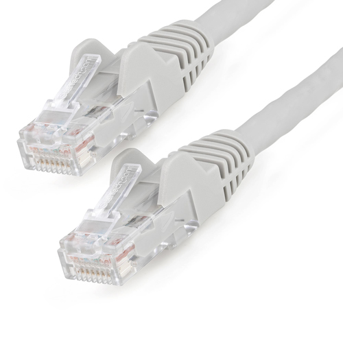 [NET4447] Cable ethernet cat 6 de 1m lszh patch utp sin enganches gris