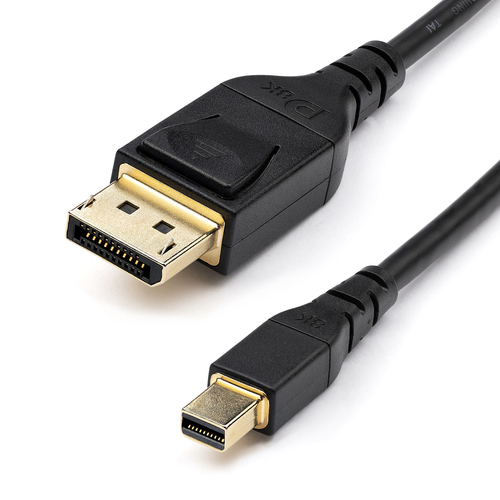 [WIR2028] Cable mini dp a displayport 1 4 de 1m - 8k 60hz certificado vesa
