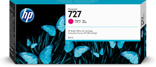 [PRI3553] Hp 727 magenta 300ml tinta amplio formato f9j77a