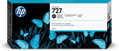 [PRI3559] Hp 727 negro foto 300ml tinta amplio formato f9j79a