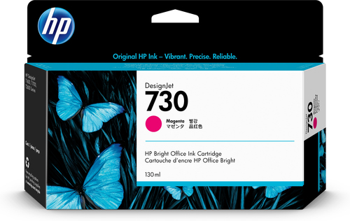 [PRI3567] Hp 730 magenta 130ml tinta amplio formato p2v63a