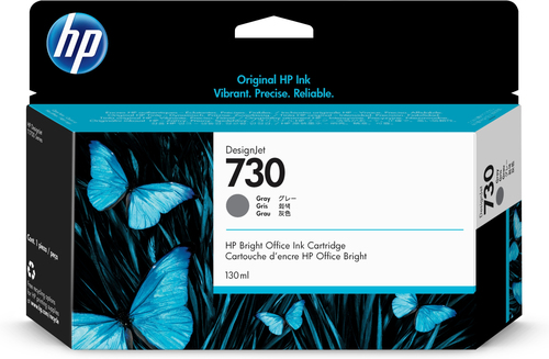 [PRI3569] Hp 730 gris 130ml tinta amplio formato p2v66a