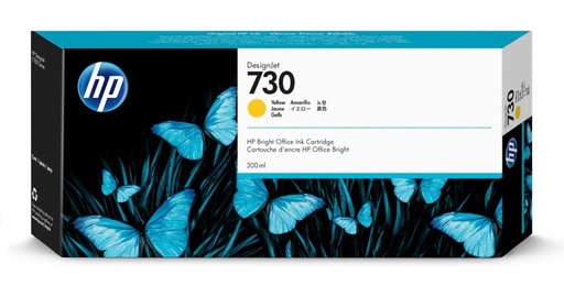 [PRI3573] Cartucho de Tinta HP 730 Amarillo Original 300ml