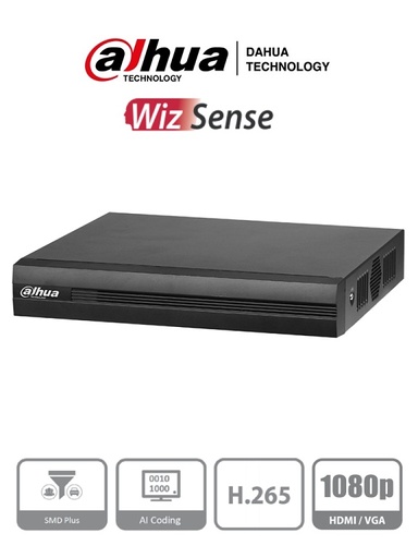 [SEC6728] DVR Dahua De 16 Canales Cooper XVR1B16 Para 1 Disco Duro Máx. 6TB 2x USB 2.0 1x RJ-45