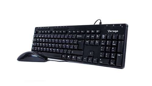 [KNM180916] Kit vorago km-105 teclado y mouse alambrico multimedia usb