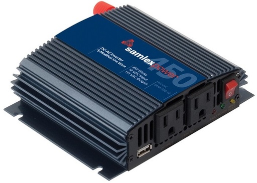 [ACC699421] Inversor de corriente (cd-ca). potencia nominal 450 w, ent:12vcd, sal: 115vca 60 hz