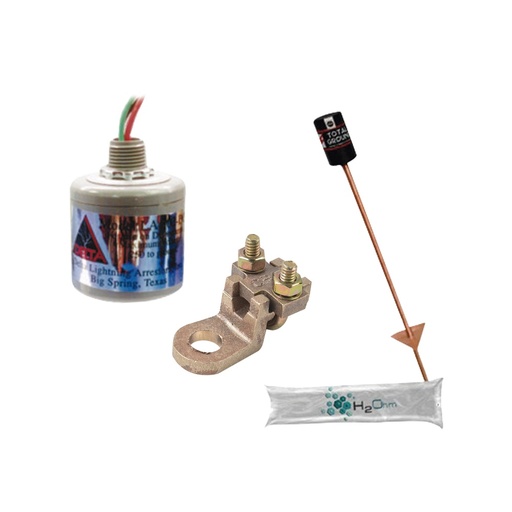 [POW52099] Kit de tierra física con supresor de descargas atmosféricas en cd