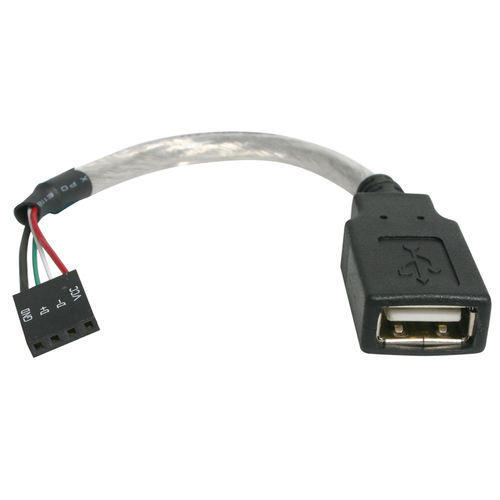 [WIR2134] Cable 15cm adaptador extensor usb a idc 4pin placa madre