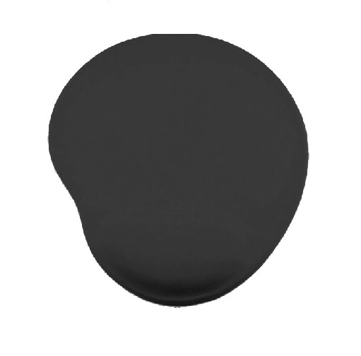 [KNM180948] Mousepad Gamer BRobotix Descansa Muñecas de Gel 20x23cm Grosor 20mm Negro