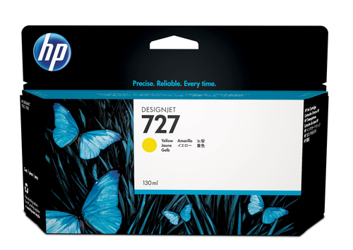 [PRI3737] Hp 727 amarillo 130ml tinta amplio formato b3p21a