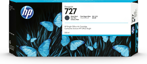 [PRI3740] Hp 727 negro matte 300ml tinta amplio formato c1q12a