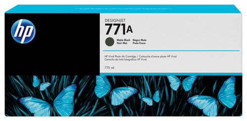 [PRI3769] Hp 771 negro matte 775ml tinta amplio formato b6y15a