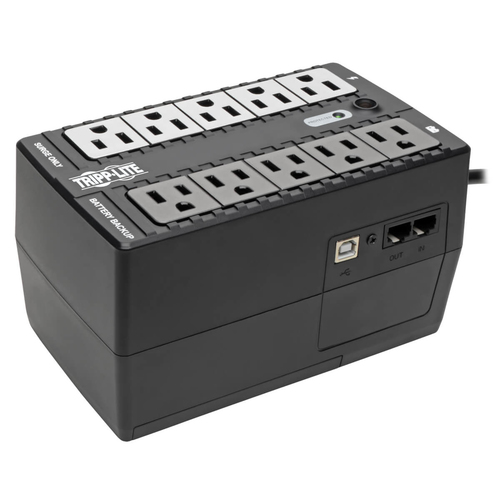 [POW52225] Nobreak tripplite 600 va 8 contactos puerto us rj11 para linea