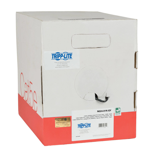 [WIR2422] Cable a granel de pvc cat5e nucleu solido plenum gris 305m