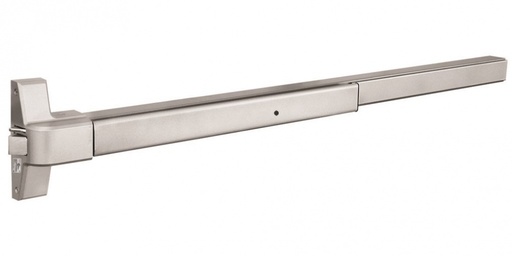 [SEC6959] Barra de pánico  / 1 punto / tipo tampa / ul /740 mm  / color plata