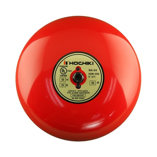 [SEC6977] Campana para alarma de incendio, 10 pulgadas, 24 vcd