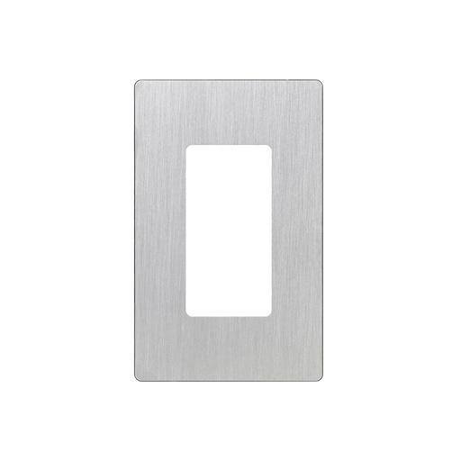 [CAS65] Placa de Pared 1 Espacio Tipo Metálico para Atenuador Dimmer Apagador o Control Remoto Inalámbrico LUTRON