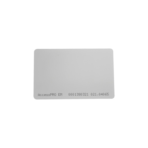 [SEC7105] Tarjeta proximidad delgada 125 khz (tipo em) / imprimible