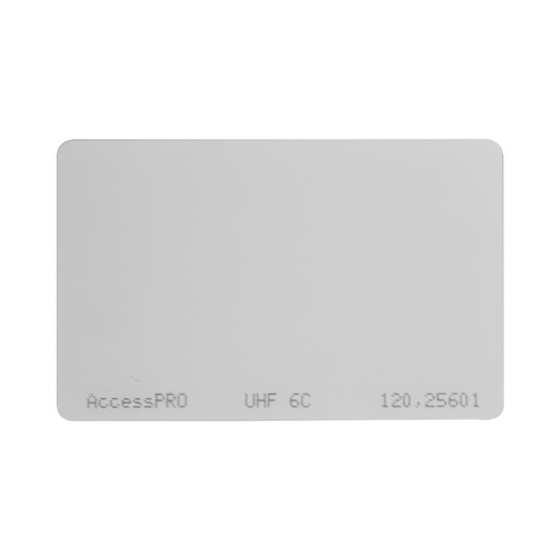 [SEC7108] Tag uhf tipo tarjeta para lectoras de largo alcance 900 mhz / epc gen 2 / iso 18000 6c / no imprimible / no incluye porta tarjet
