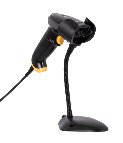 [SEC7715] Lector de codigo de barras techzone tzbesc4, 1d y 2d, usb + rs232, escanea qr