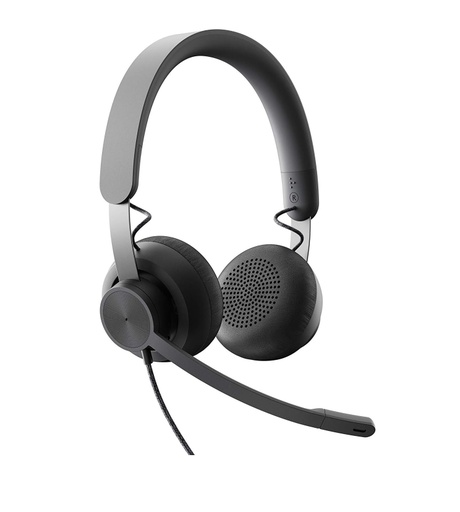 [TEL443] Audífonos Zone Wired Alámbrico Logitech 1.9 Metros USB Negro