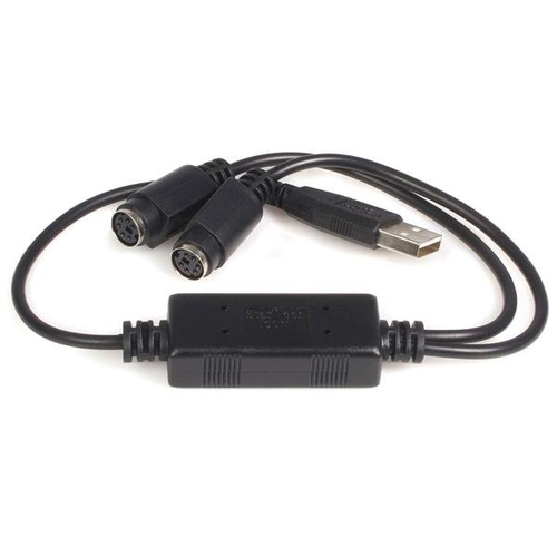 [WIR2533] Cable adaptador 0.4m usb a ps2 para raton mouse y teclado .
