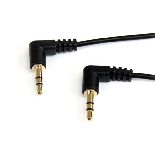 [WIR2544] Cable 0.9m extensor de audio estereo conector angulo 3.5mm .