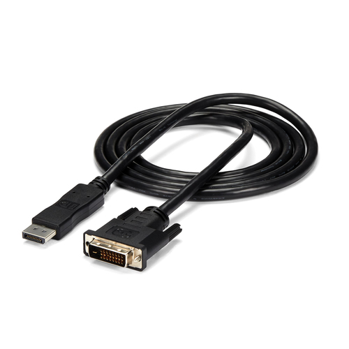 [WIR2552] Cable adaptador 1.8m dvi a dp displayport macho a macho  .