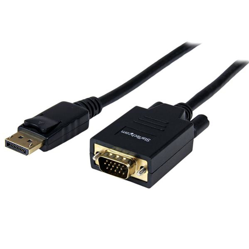 [WIR2555] Cable 1.8m adaptador video dp displayport a vga macho 1920x120.