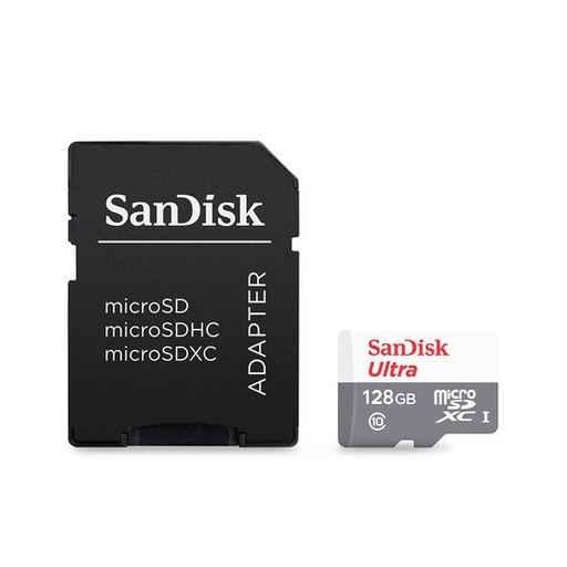 [SNR85496] Memoria Flash SanDisk Ultra 128GB MicroSDHC UHS-I Clase 10 Con Adaptador