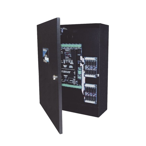 [SEC8098] Controlador de acceso con gabinete / 4 lectoras / doble procesador / +50 formatos de tarjetas compatibles / 45,000 tarjetas