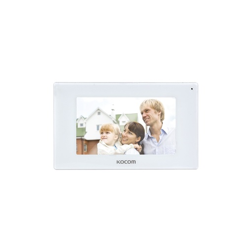 [MNS36238] Monitor 7" color blanco, alta definición (hd),  con entrada  microsd para grabación