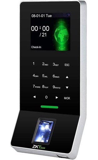 [SEC8379] Control De Acceso Y Asistencia Biométrico ZKTeco F22Mifare 3000 Huellas 5000 Tarjetas Mifare TCP IP RS485