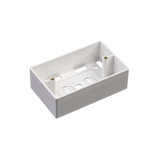 [WIR2607] Caja de pared universal, color blanco, para montaje con placas de pared 