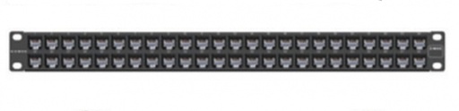 [NET4740] Patch panel z-max categoría 6a, blindado, de 48 puertos, plano, 1ur
