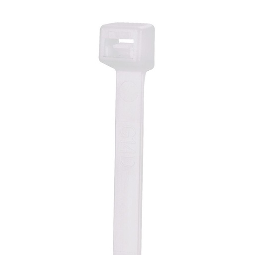 [WIR2731] Cincho de nylon 6.6 stronghold™, de 300mm de largo, color natural, plenum, paquete de 100pz