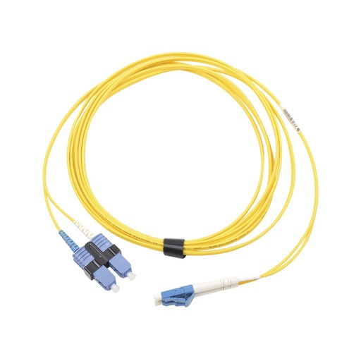 [WIR2754] Jumper de fibra óptica monomodo (os2), xglo, lc/upc-sc/upc duplex, ofnr, color amarillo, 3 metros