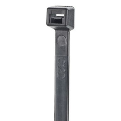 [WIR2774] Cincho de nylon 6.6 stronghold™, de 300mm de largo, color negro, exterior resistente a rayos uv, paquete de 100pz