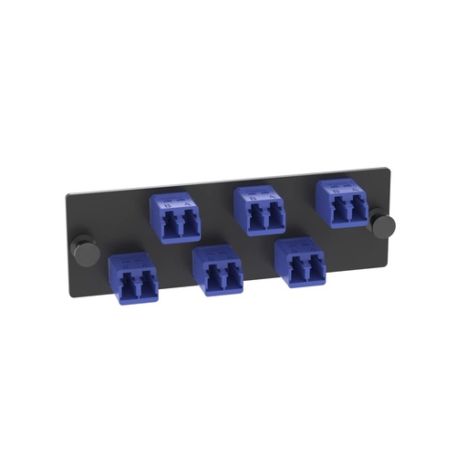 [WIR2792] Panel de 6 Adaptadores de Fibra Óptica LC Dúplex Panduit Monomodo