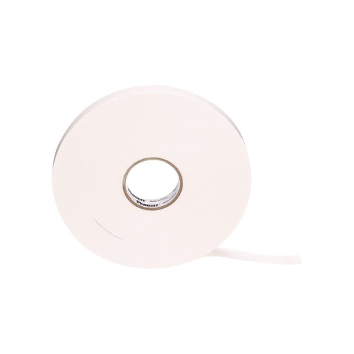 [WIR2823] Cinta doble cara, con adhesivo acrílico, 19.1mm de ancho, rollo de 6.4m, color blanco