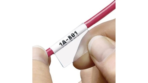 [WIR2855] Etiquetas Autolaminadas para Impresora 100pzas Láser/Inyección de Tinta para Cables de 6.1 a 12.2 mm de Diámetro 8 - 4AWG