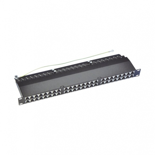 [NET4792] Panel de parcheo de impacto (110) blindado de 48 puertos cat6a 