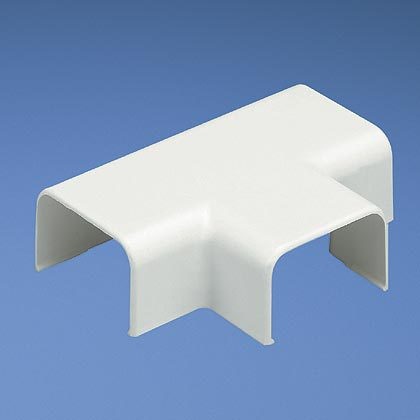 [WIR2923] Accesorio en "t", para uso con canaleta ld10, material abs, color blanco mate