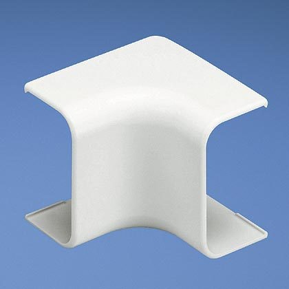 [WIR2938] Esquinero interior, para uso con canaleta ld5, material abs, color blanco mate