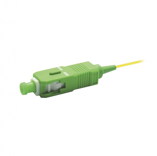 [WIR2979] Jumper de fibra óptica monomodo sc/apc sc/apc simplex, color amarillo, 2 metros