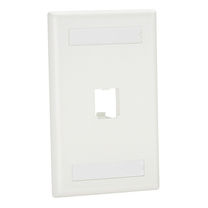 [WIR3004] Placa De Pared Panduit CFPL1WHY 1 Puerto Mini-Com