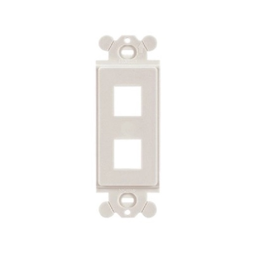 [WIR3043] Marco Modular Panduit NK2RMFIW 2 Puertos Netkey