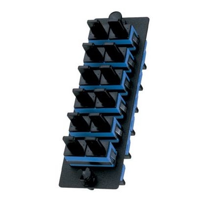[WIR3085] Panel de 6 Adaptadores de Fibra Óptica SC Dúplex Panduit Monomodo